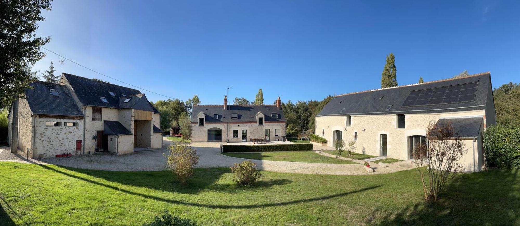 Les Gites De La Pellerie - 2 Piscines Interieur & Exterieur - Touraine - 3 Gites - Familial, Calme, Campagne Saint-Branchs Exterior photo