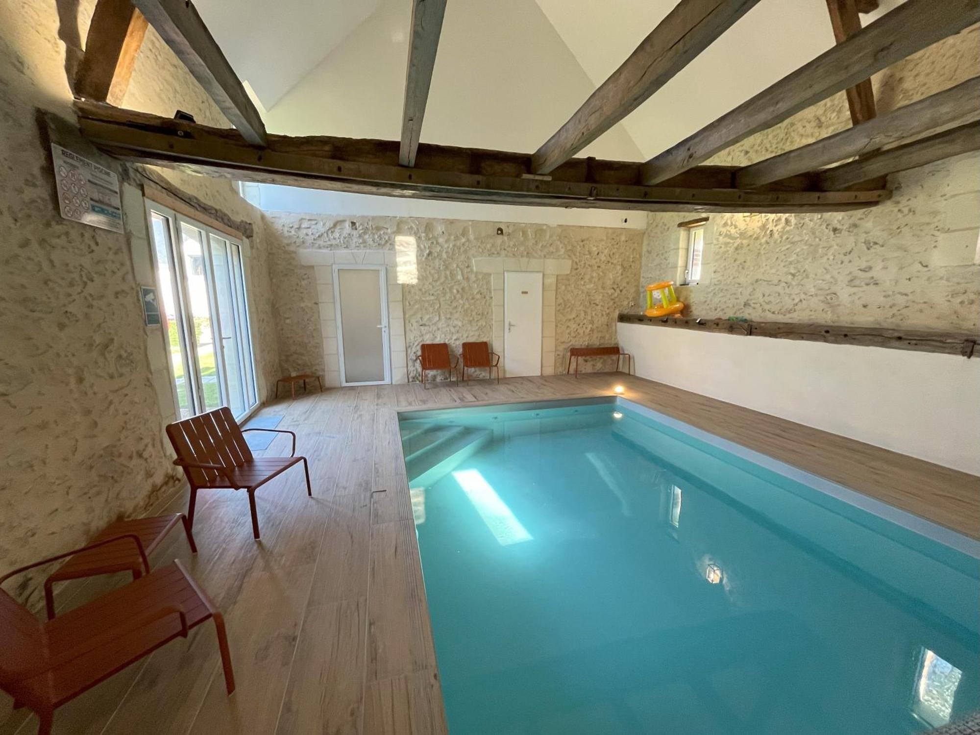Les Gites De La Pellerie - 2 Piscines Interieur & Exterieur - Touraine - 3 Gites - Familial, Calme, Campagne Saint-Branchs Exterior photo
